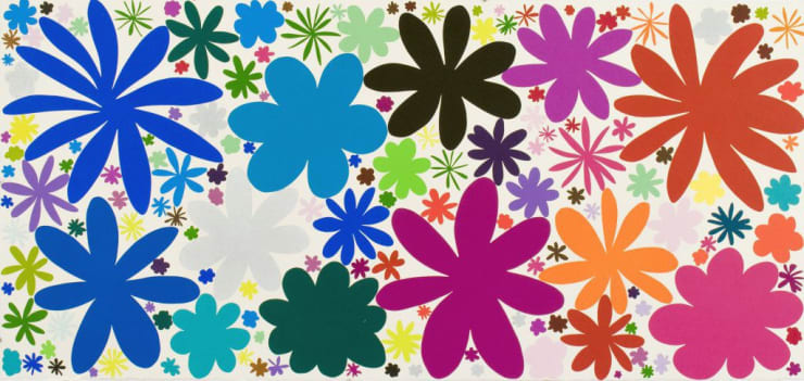 Polly Apfelbaum Love Alley, 2011 32 x 68 inches, Edition of 2