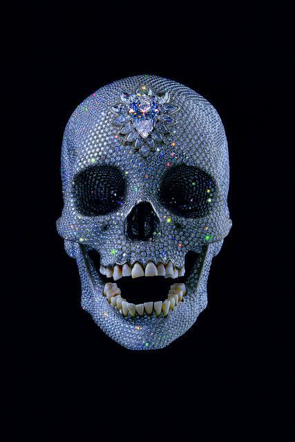 Damien Hirst For the Love of God-Lenticular, 2012 Digital print on PETG plastic 23.5 X 15.75 in. Edition of 5000