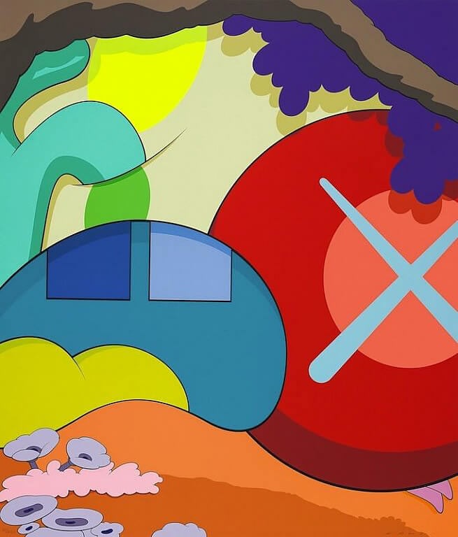 KAWS You Should Know I Know, 2015 Screenprint 37.50h x 32w inches 184/250
