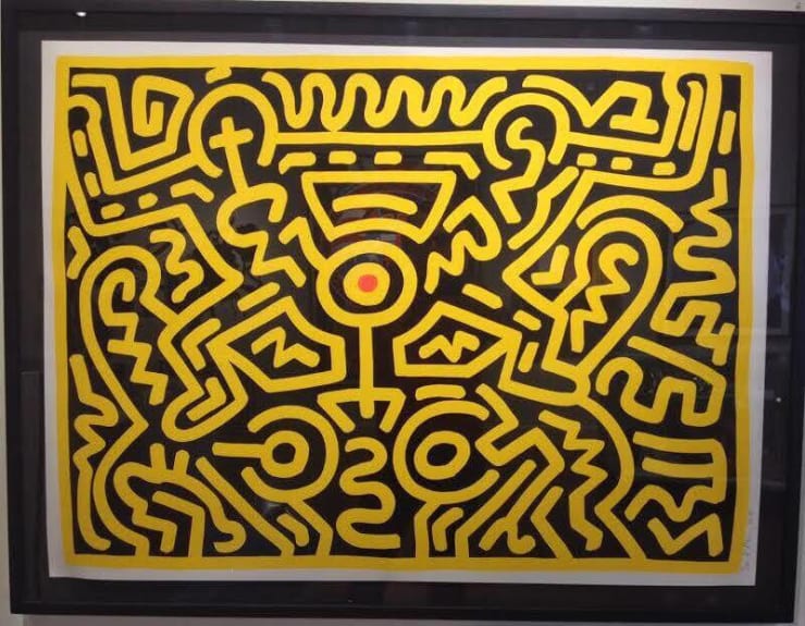 Keith Haring Growing #4, 1988 Screenprint 30 x 40 inches Edition of 100