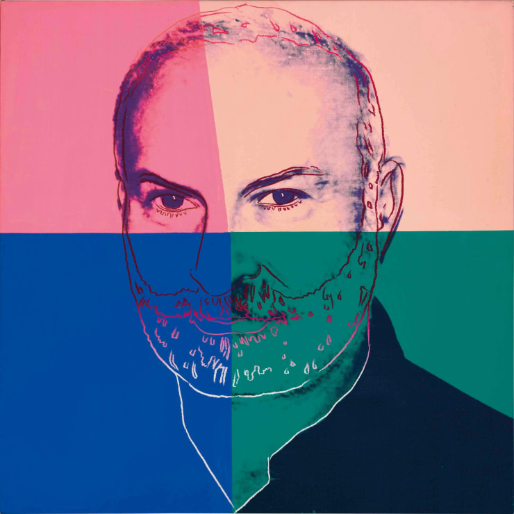 Portrait of Arman by Andy Warhol, 198