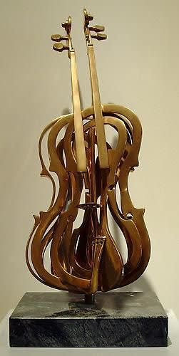 Arman Untitled, 1989 Bronze 20 H x 8W x 5D inches Edition of 100 For sale at VFA