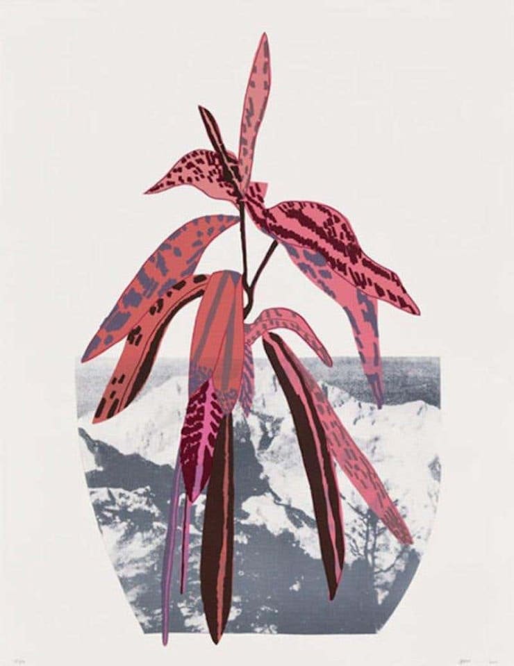 Untitled, 2014 Lithograph and screen print in colors, on coventry rag paper, with full margins 48h x 37.10w in For sale at VFA