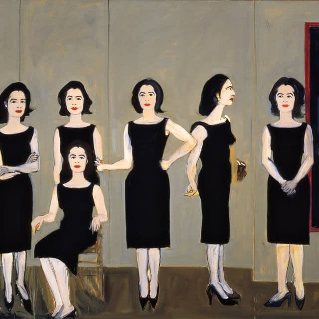 Alex Katz. The Black Dress, 1960