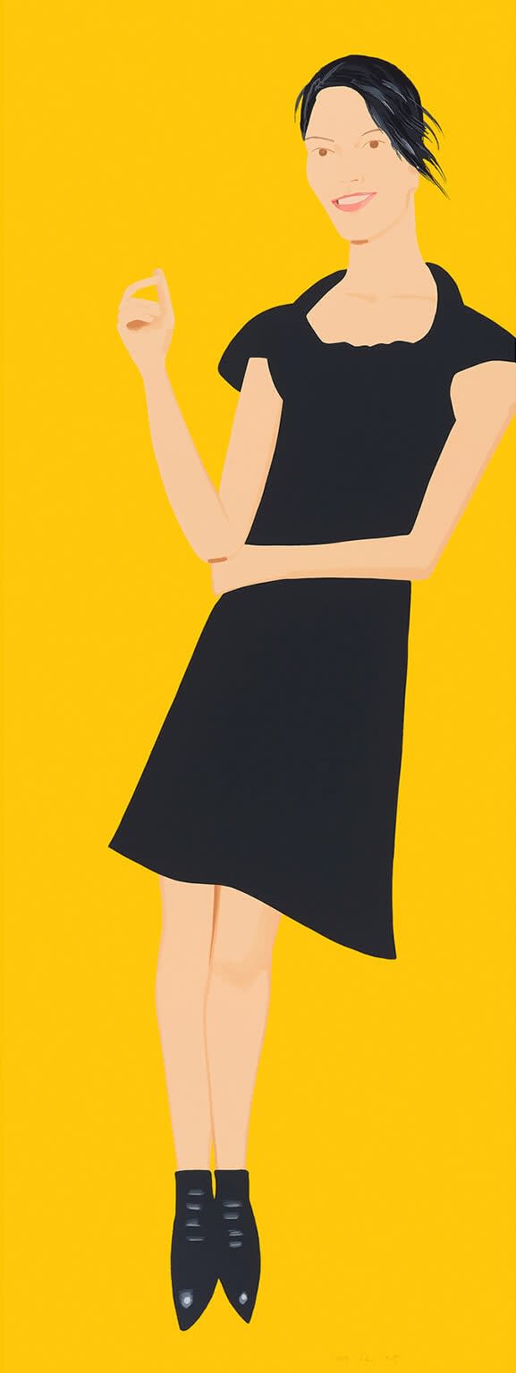 Alex Katz Carmen from Black Dress, 2015 28 color silkscreen 80h X 30w in. Edition of 35
