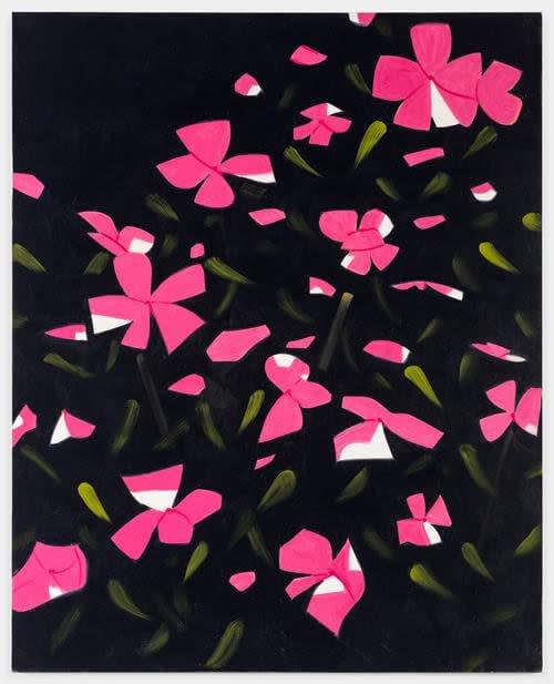 Alex Katz White Impatiens, 2015 Silkscreen 70h X 53w in. Edition of 70