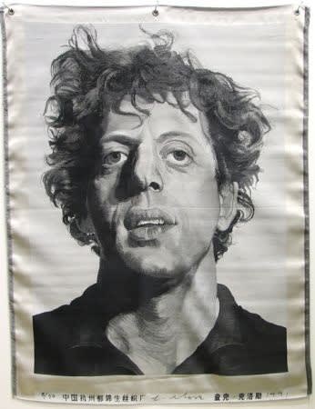 Chuck Close Phil, 1991, Silk Tapestry 51 X 39 in., Edition of 50