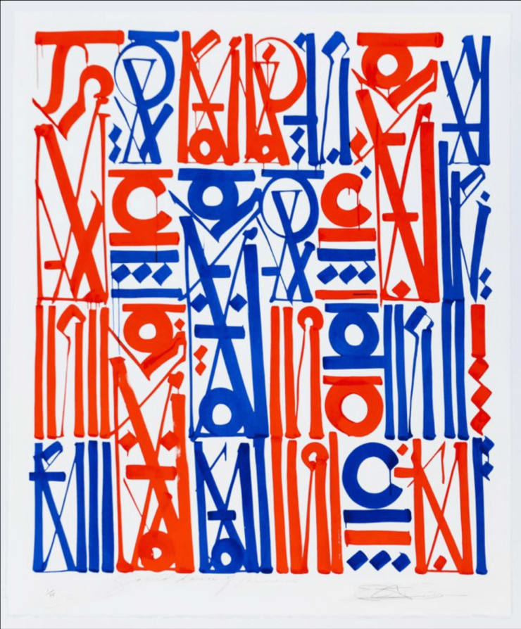 Retna Sacred Dance of Memories, 2017 Lithograph 32.2 x 27.7 inches Edition of 99 For sale at VFA