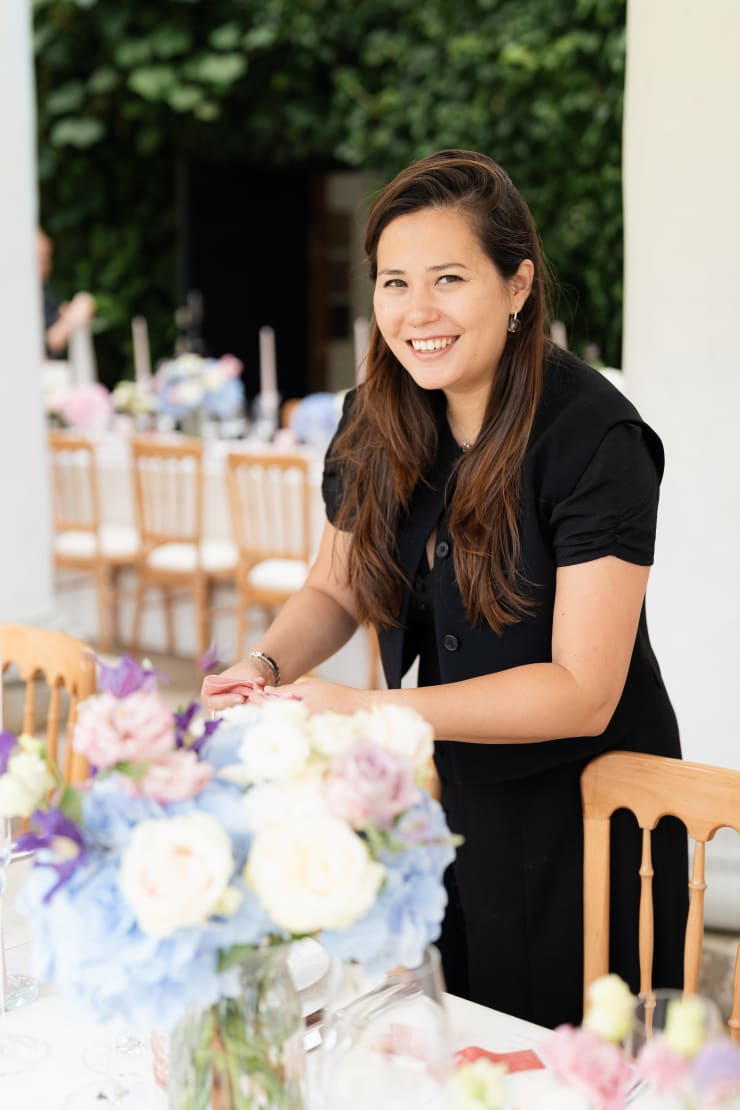 Q&A on proposal planning with Emma Murray-Jones (pictured dressing a wedding table)