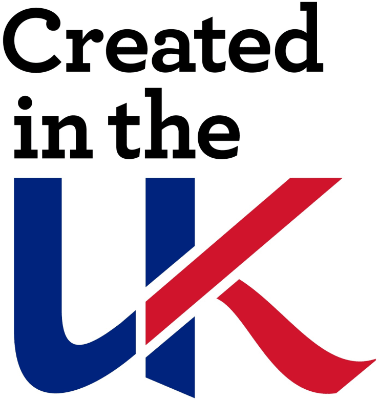 Created in the UK scheme logo