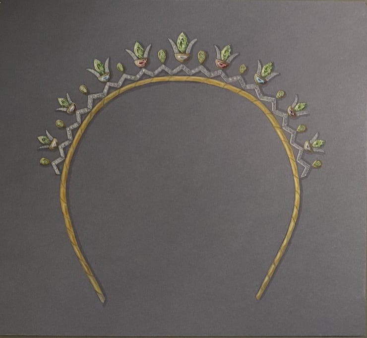 Tiara Headband Design, winner of GCDC Awards 2023 2D Tiara Design section