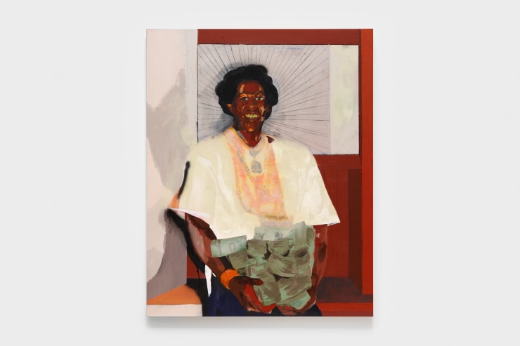 Taylor Simmons Patron 2023 Acrylic Pastel On Canvas 143 5 X 114 3 Cm 1