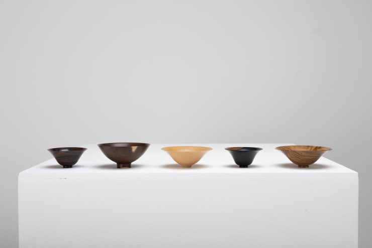 Ray Key, Wooden Turned Bowls, 1990's