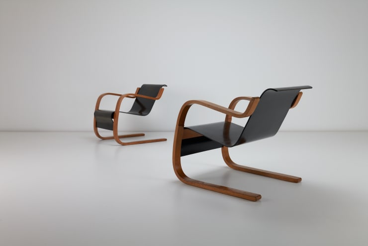 Vintage Alvar Aalto, Model 31 Armchairs London