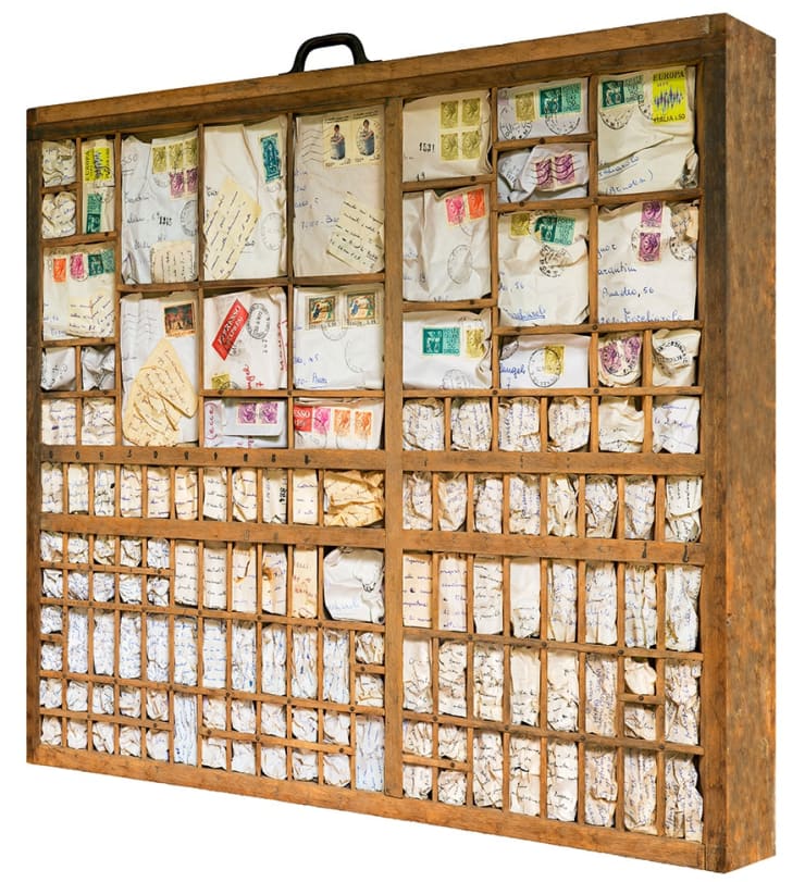 Pio Tarantini, Cassettiera#Lettere (Typography drawers#letters), 2014