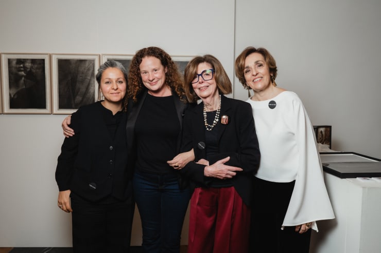 From left to right: Alessandra Calò, Emilia Genuardi, Maria Elena Carotti, Elena Carotti Preview, 5 November 2024 Photo © Tomy Do / Say Who