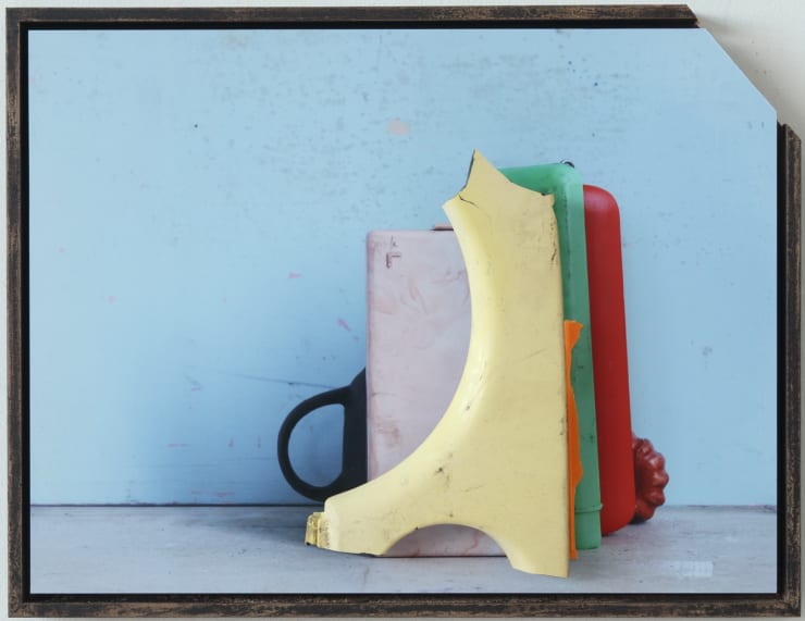 Thorsten Brinkmann Happy Edge, 2023 C-Print, found objects, resin, and color 13 1/4 x 17 1/8 x 3 1/8 in 33.5 x 43.5 x 8 cm