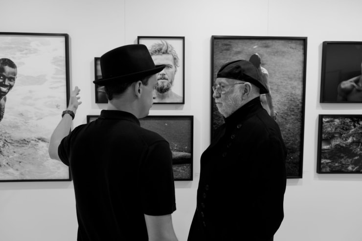 Scottish photographer Albert Watson and Dutch Photographer Ruben van Schalm