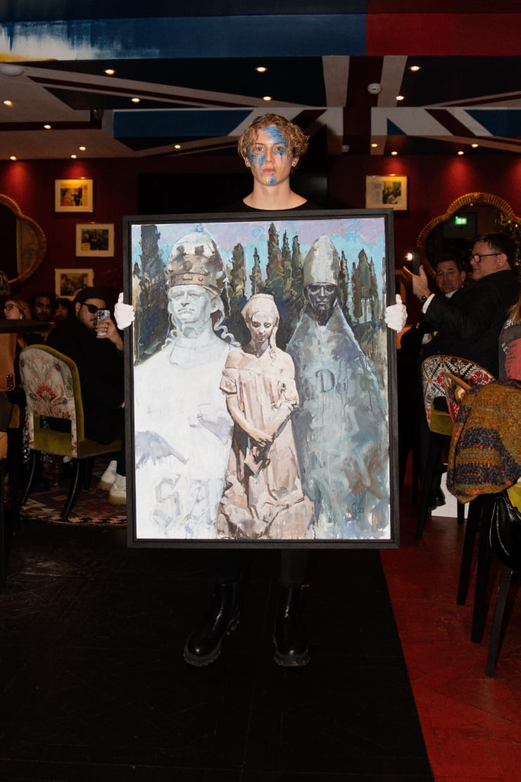 Artwork: Prayer of the Meek by Andrew Gow Photo: Andrea Brandt