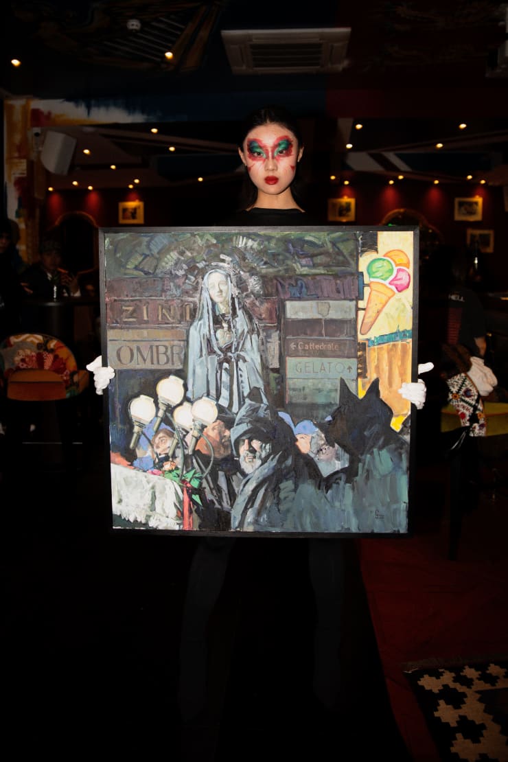 Artwork: Madonna Del Gelato by Andrew Gow Art Model: Kexin Photo: Andrea Brandt