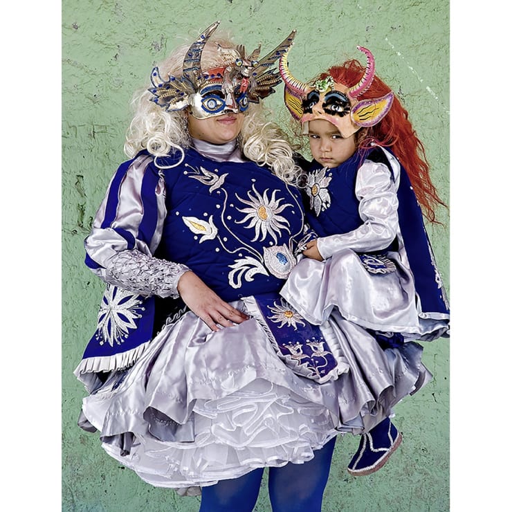 Andrés Figueroa - Estefania Troncoso y Luan Mamani (hija), Diablos sueltos, La Tirana 2008.