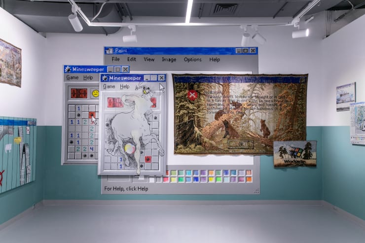 Dagnini, Disk (D:), 2019, installation view