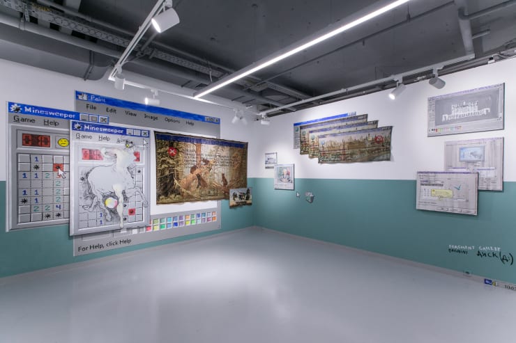 Dagnini, Disk (D:), 2019, installation view