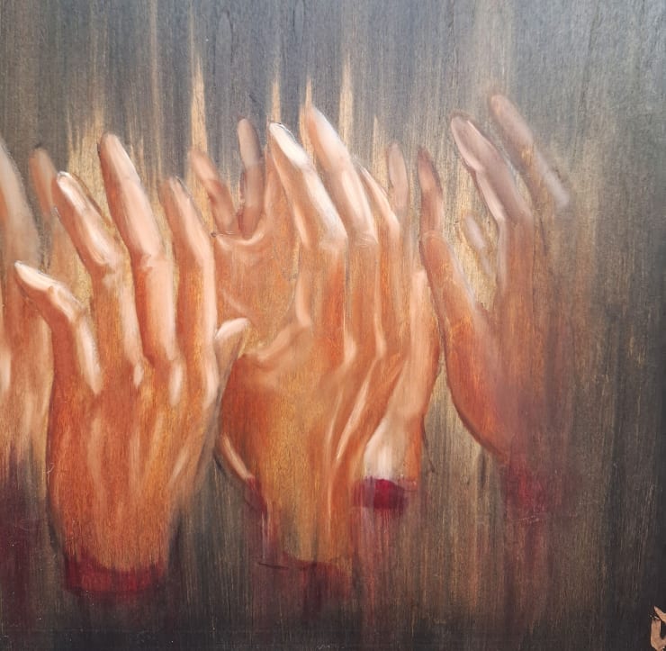 Six Strings that Drew Blood, 2025 (detail)