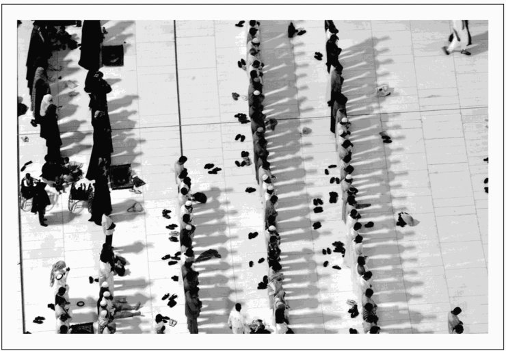 AMMAR ABD RABBO 'People praying next to the Great Mosque in Mecca, Saudi Arabia', 2008 Archival Print On Cotton Paper Edition of 5 110 x 160 cm