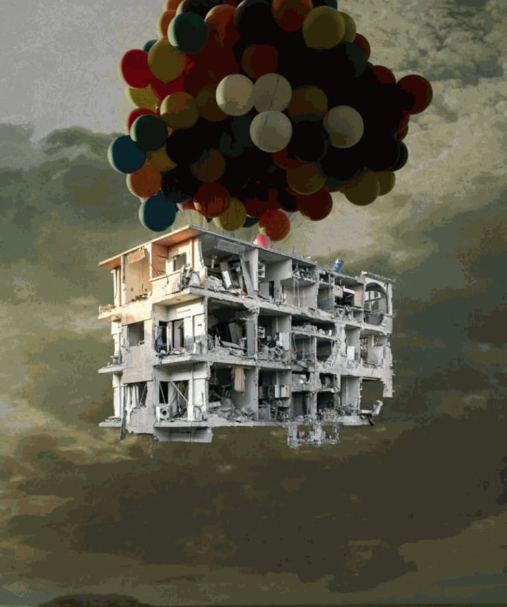 Tammam Azzam Damascus from Bon Voyage Series, 2013 C-print Diasec Mounting Edition of 5 120 x 100 cm