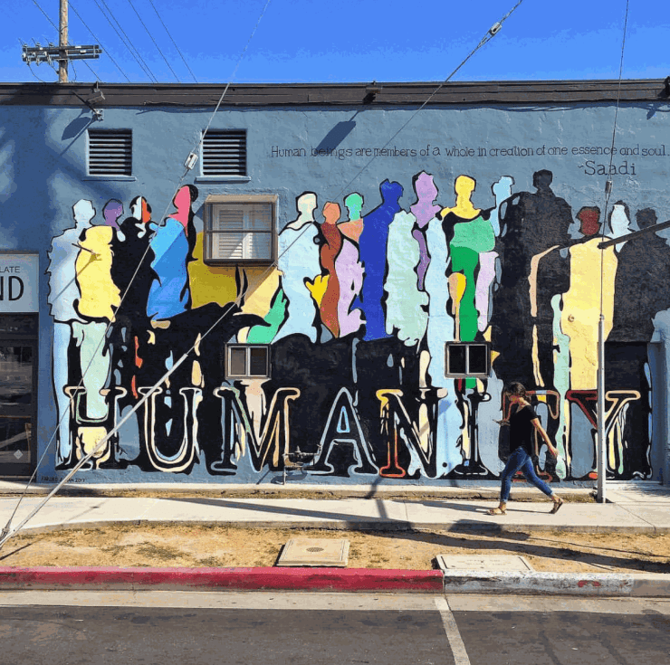 Farzad Kohan's award winning public mural