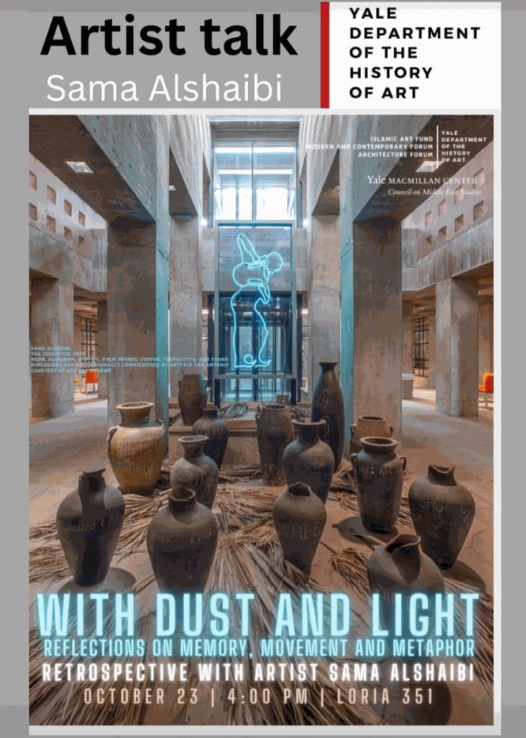 Sama Alshaibi to give Artist Talk at YALE DEPARTMENT OF THE HISTORY OF ART