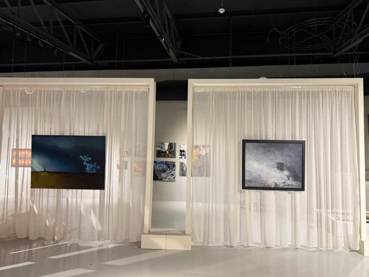 Khaled Akil and Tammam Azzam featured in Student curated exhibition Past Through Here, Maraya Art Center, Sharjah, Dubai