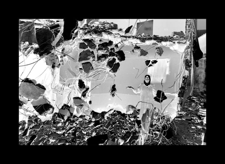 Rula Halawani, Untitled XIII from Negative Incursion series, 2002, Archival Print, Edition of 5 + 1 AP