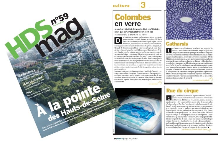 Colombes en verres, Glass Biennale Colombes – Museum of Art and History