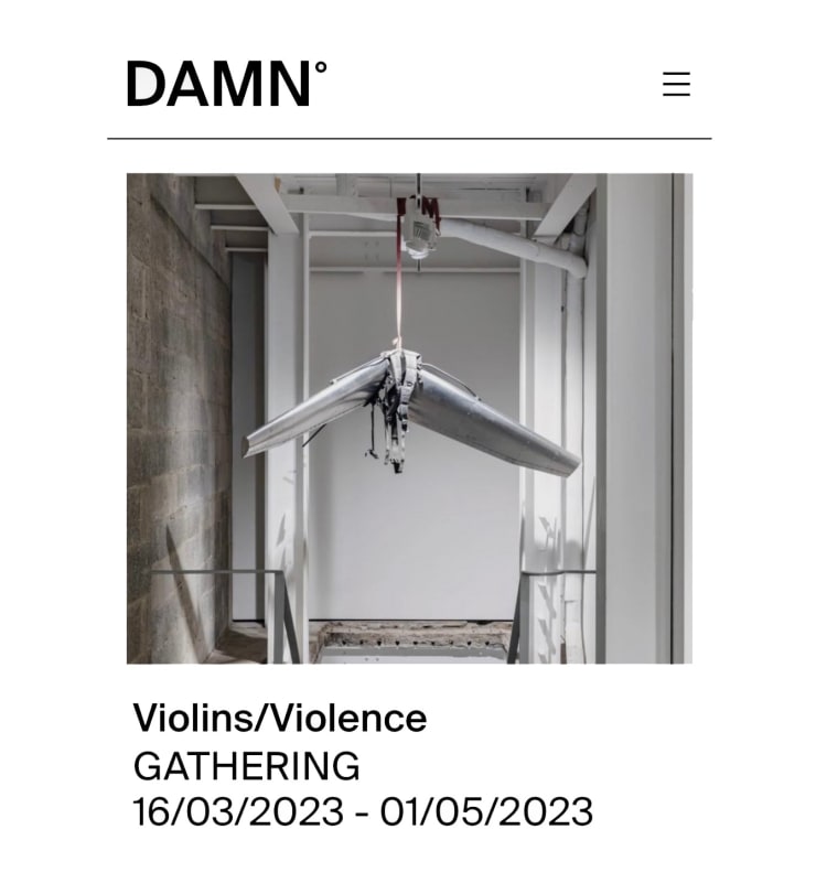 DAMN magazine features Violins/Violence
