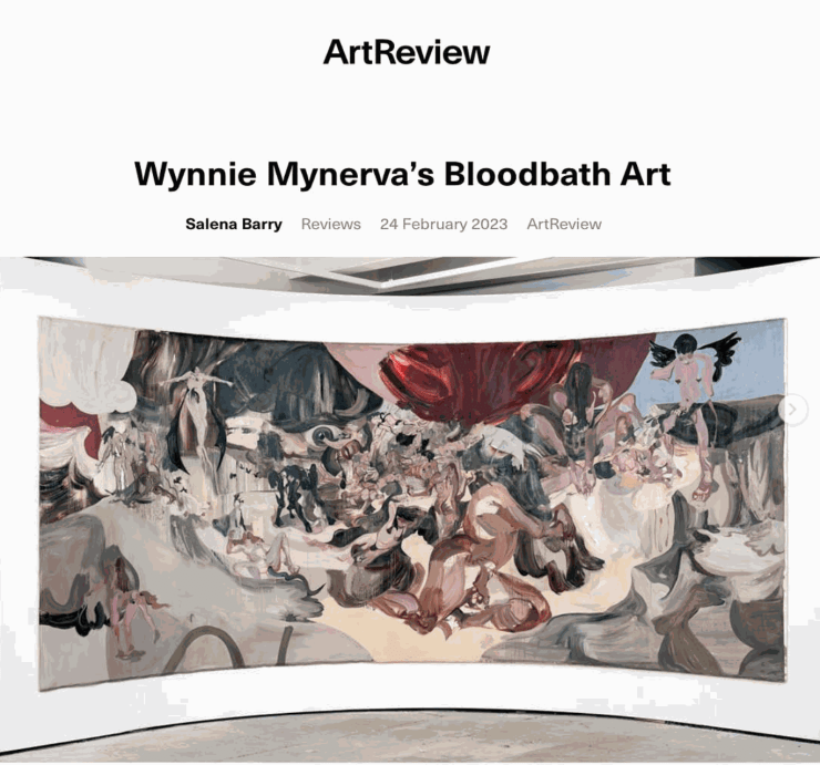 ArtReview features Wynnie Mynerva
