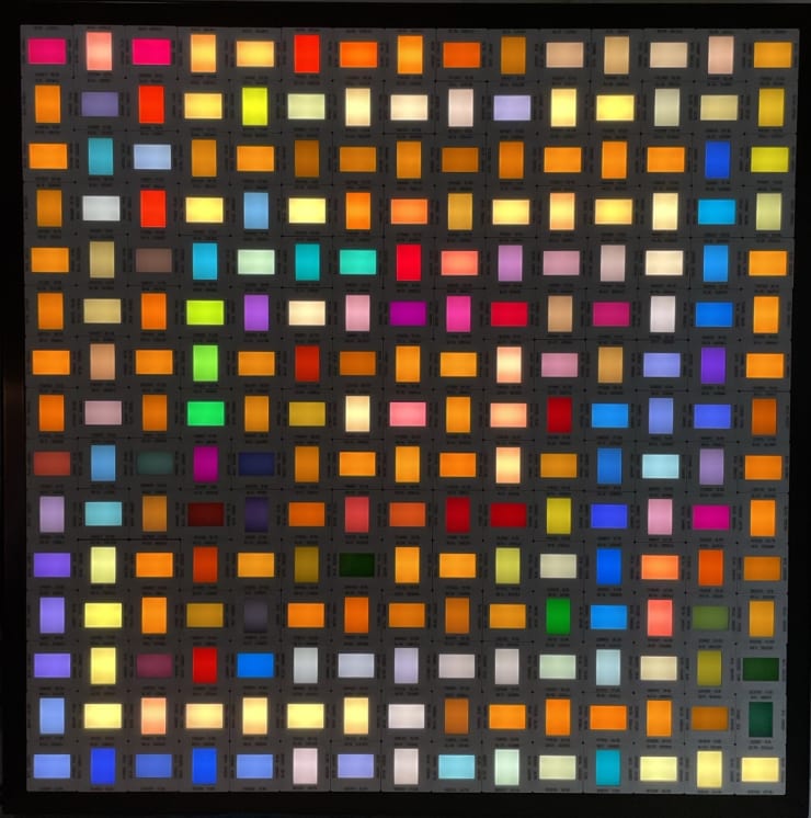 Bruce Munro, Time and Place - Silent Boogie Woogie 1, 2023