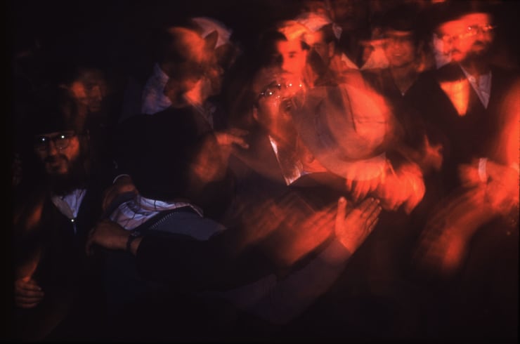 Religious dances, Lag Ba'omer holiday, Meron, ISRAEL, 1968 BAM1968024K004(W00491)