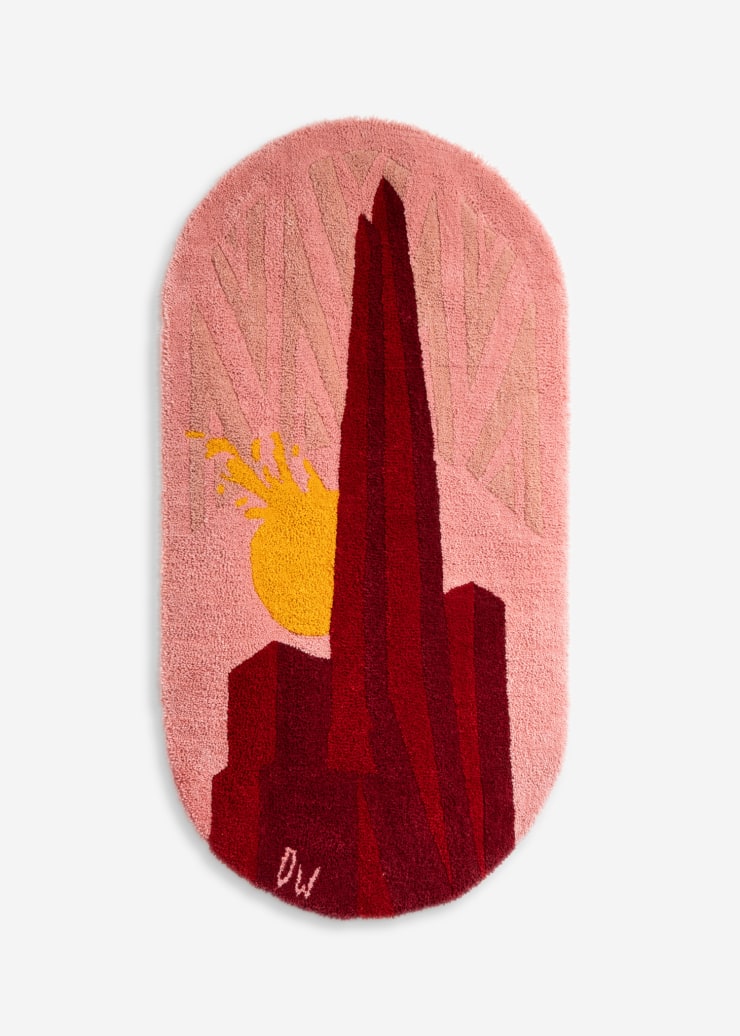 Nouvel Dream, 2025 Hand tufted in New Zealand wool 47 1/4 x 23 5/8 inches (120 x 60 cm)