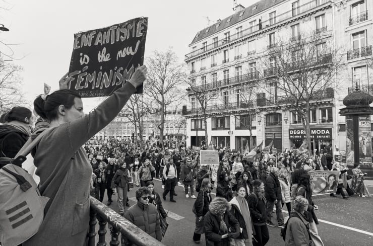 la Journée internationale des droits des femmes à Paris, France.