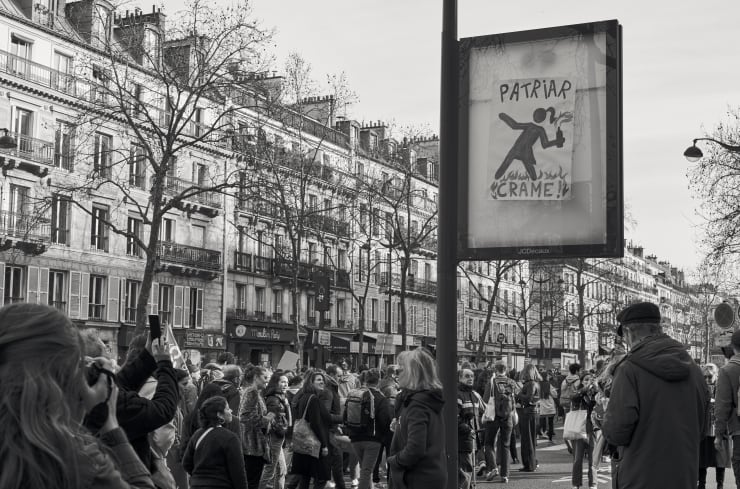 la Journée internationale des droits des femmes à Paris, France.