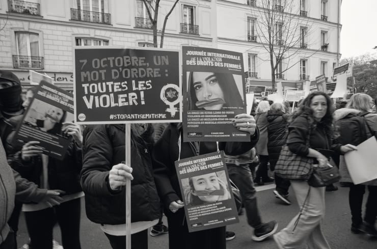 la Journée internationale des droits des femmes à Paris, France.