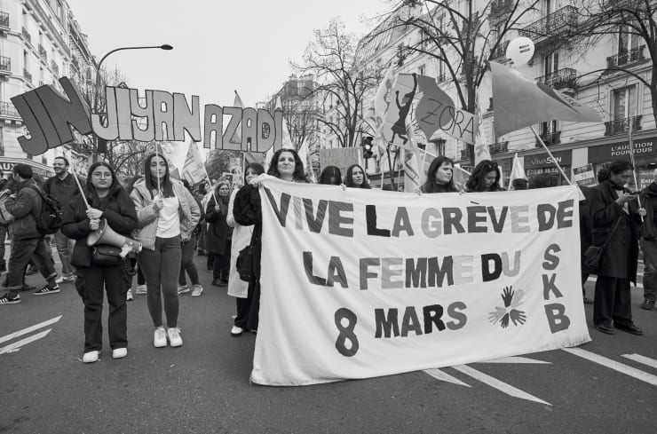 la Journée internationale des droits des femmes à Paris, France.