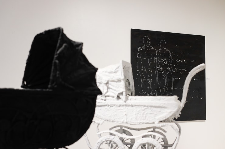 Exhibition installation by multimedia artist Peter Panyoczki
