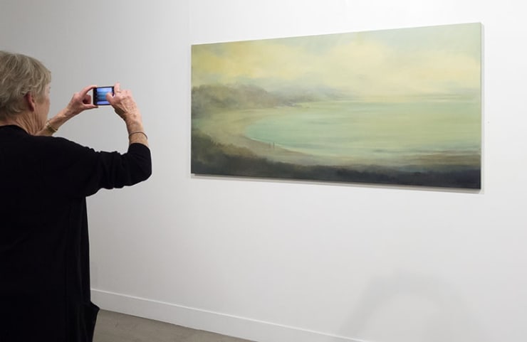 Elizabeth Rees exhibition opening event in ARTIS Gallery