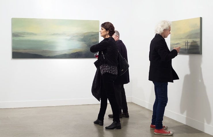 Elizabeth Rees exhibition opening event in ARTIS Gallery