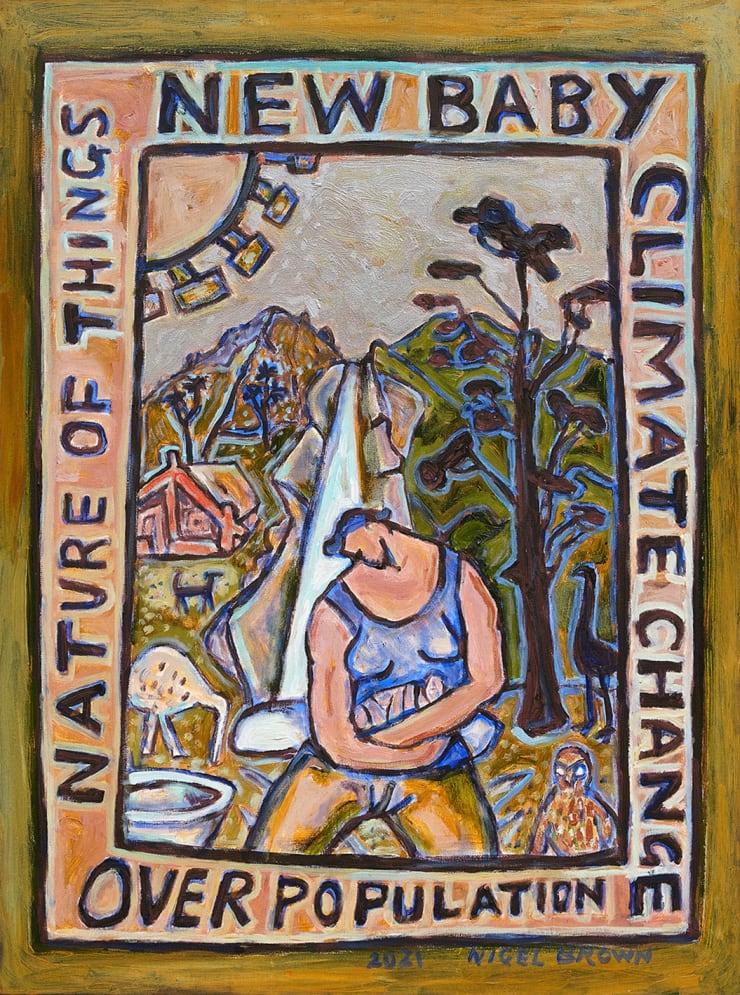 Nigel Brown, New Baby, 2021