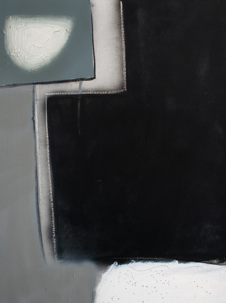 John Blackburn White Cup Included, 2008 Oil & mixed media on canvas mounted on board 61 x 45.5 cm