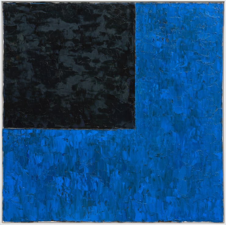 J.S. Parker Plain Song: Cobalt Study 2 Oil on canvas 100 x 100 cm